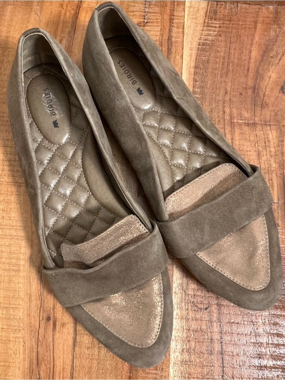 Birdies Blackbird Suede Flat Loafer